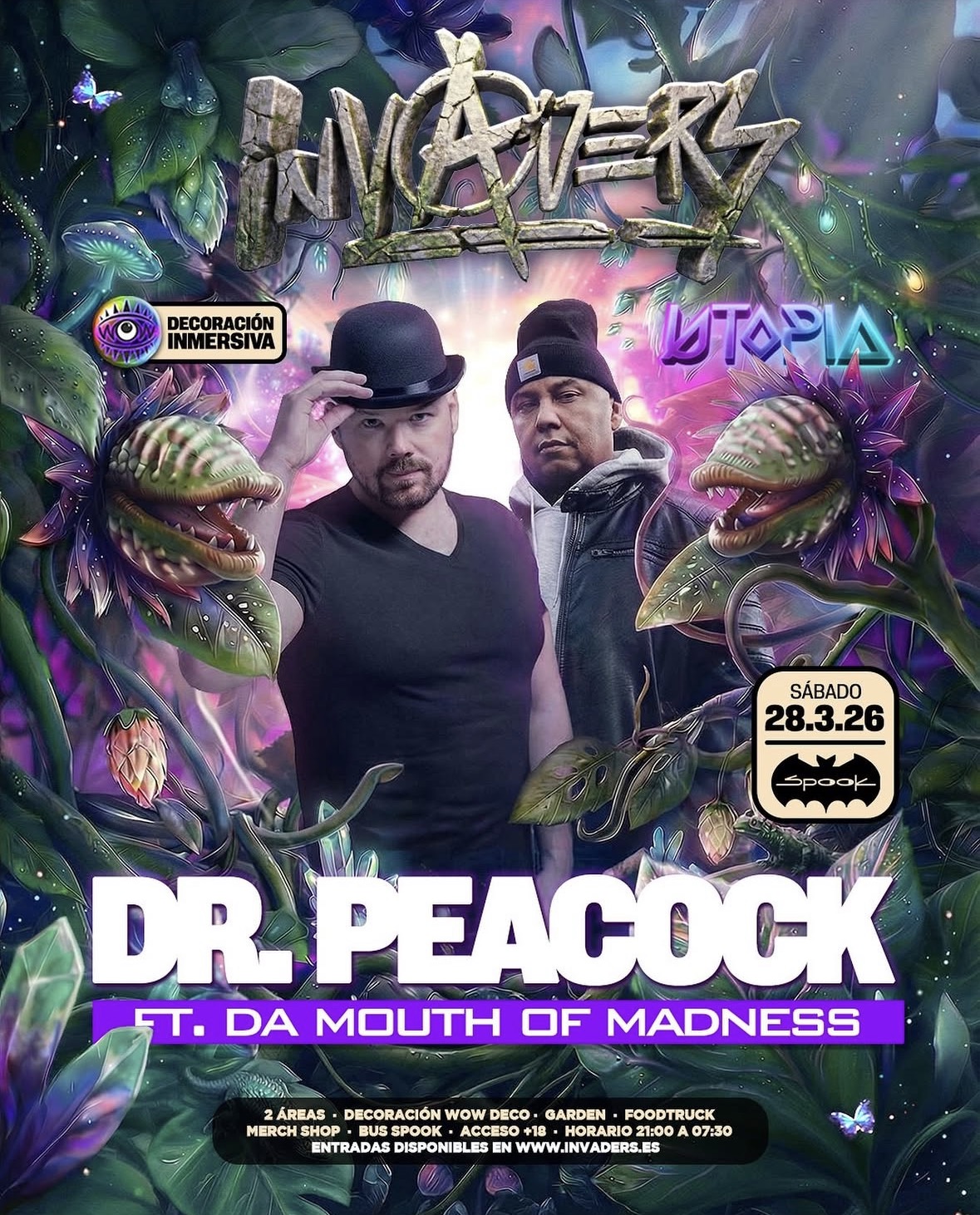 Invaders Utopia · evento en Flipala