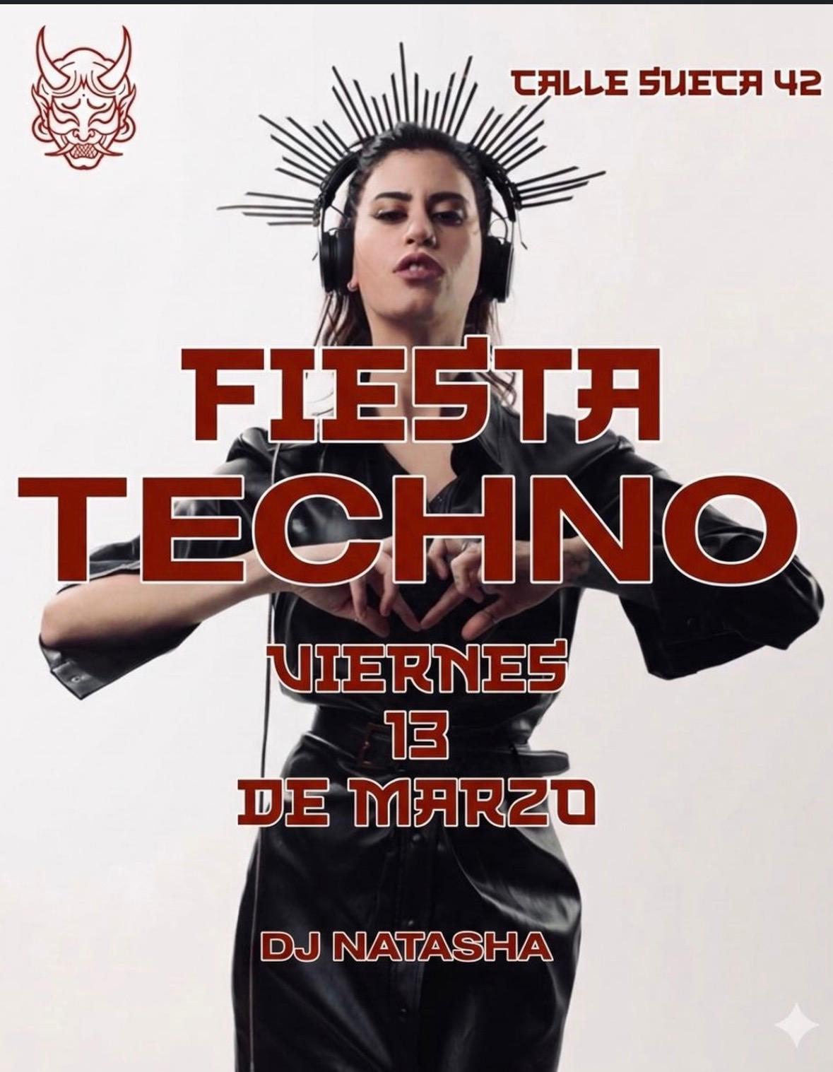 Fiesta Techno con DJ Natasha · evento en Flipala